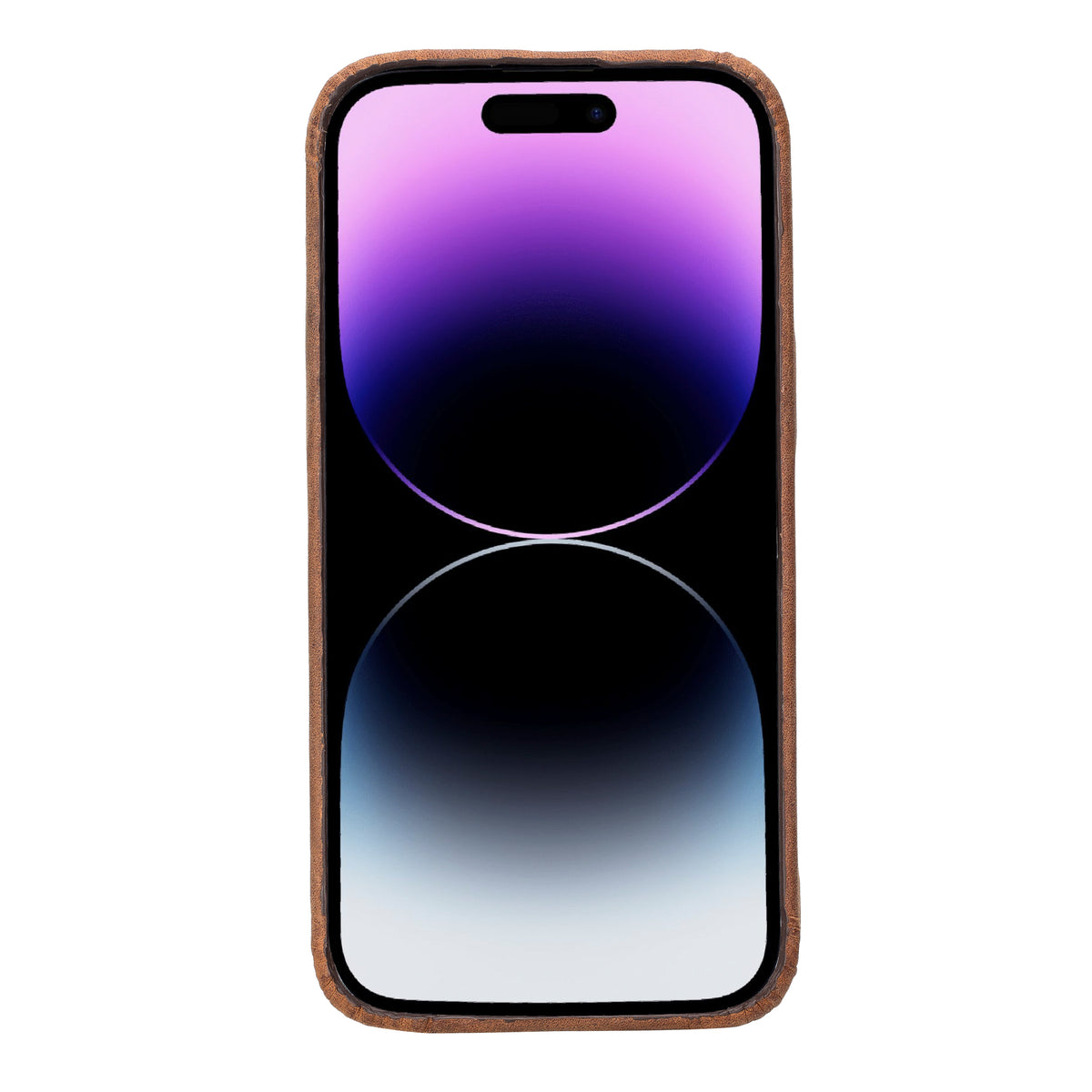 Phone case with a gradient design on a white background