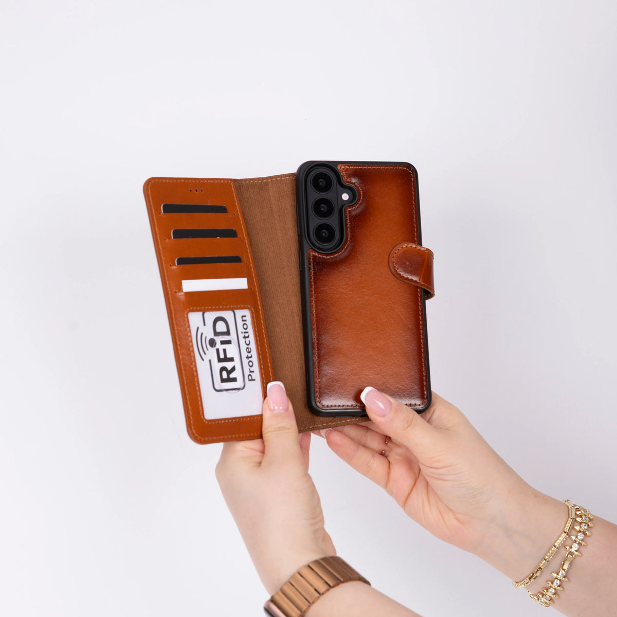 Samsung Galaxy S26 Plus (6.7") Leather Wallet Case