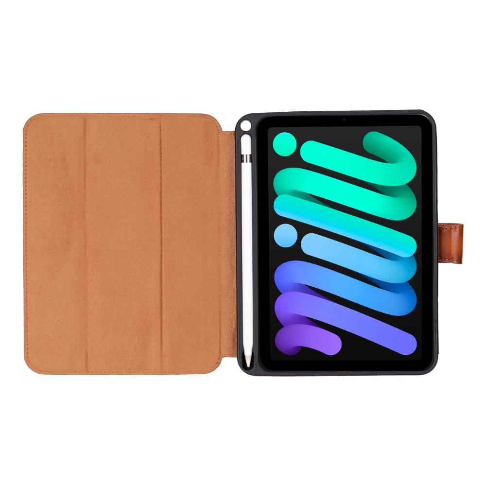 Vortexa Leather iPad Mini 8.3" (2024) Case with Pen Holder