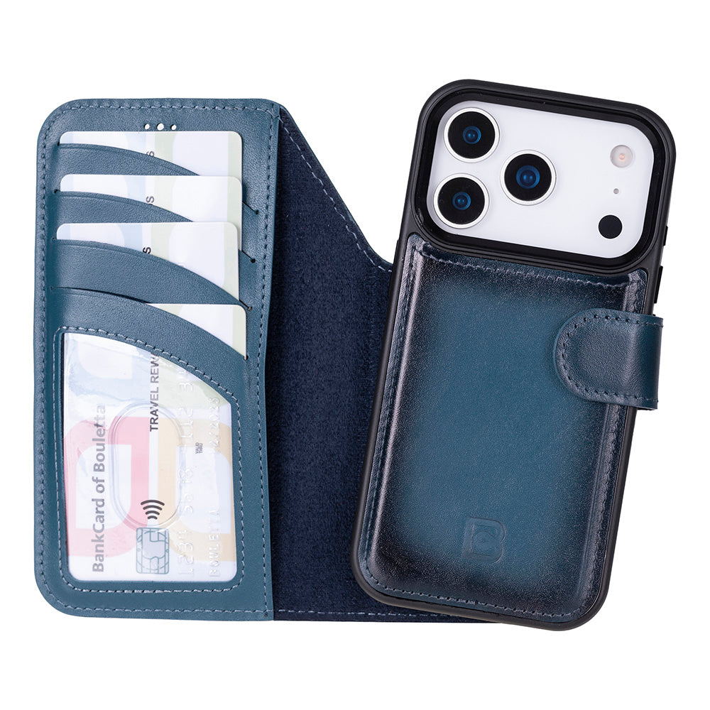 Cannes iPhone 17 &18 Pro (6.3") Leather Wallet Case
