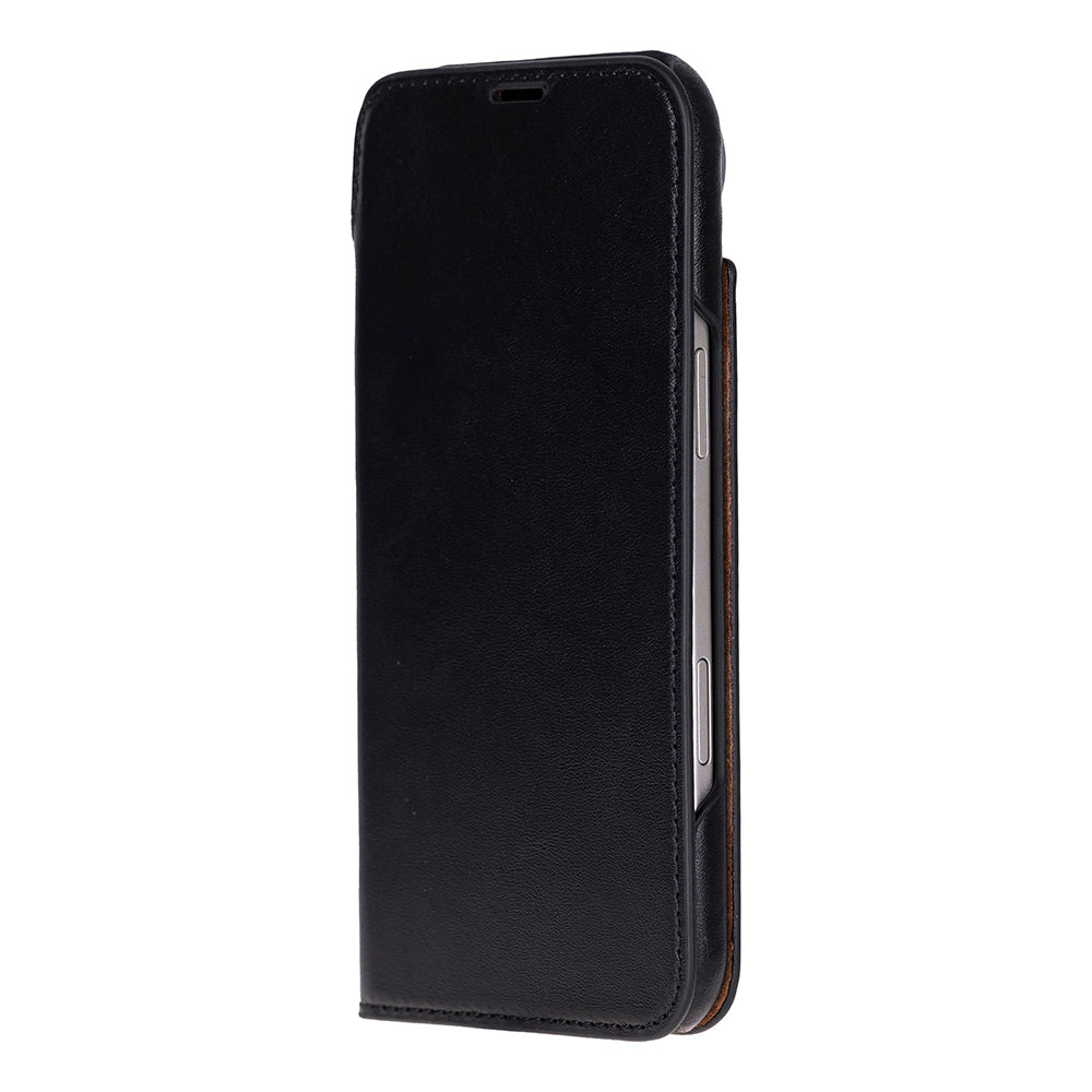 Black iphone 17 air case on a white background