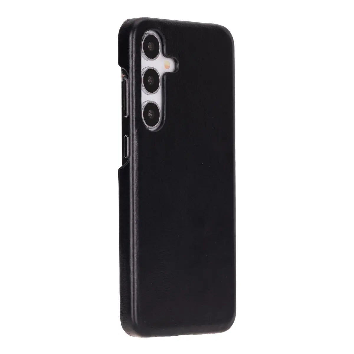 Black phone case on a white background