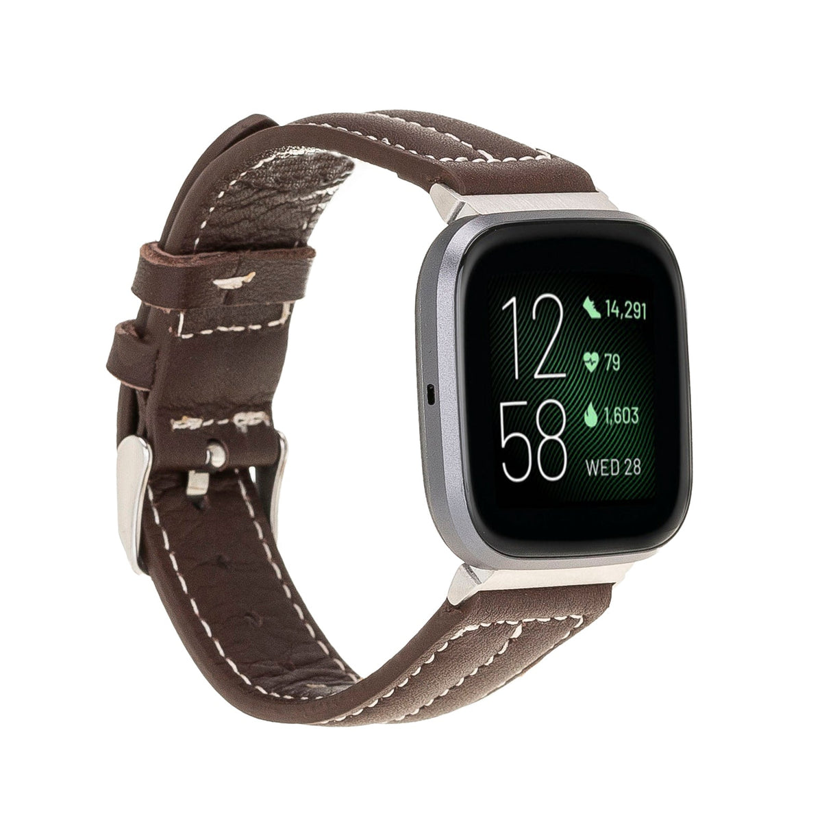 Noble handmade genuine leather Apple Watch band with stainless steel hardware – fits Series 1 to Ultra 2