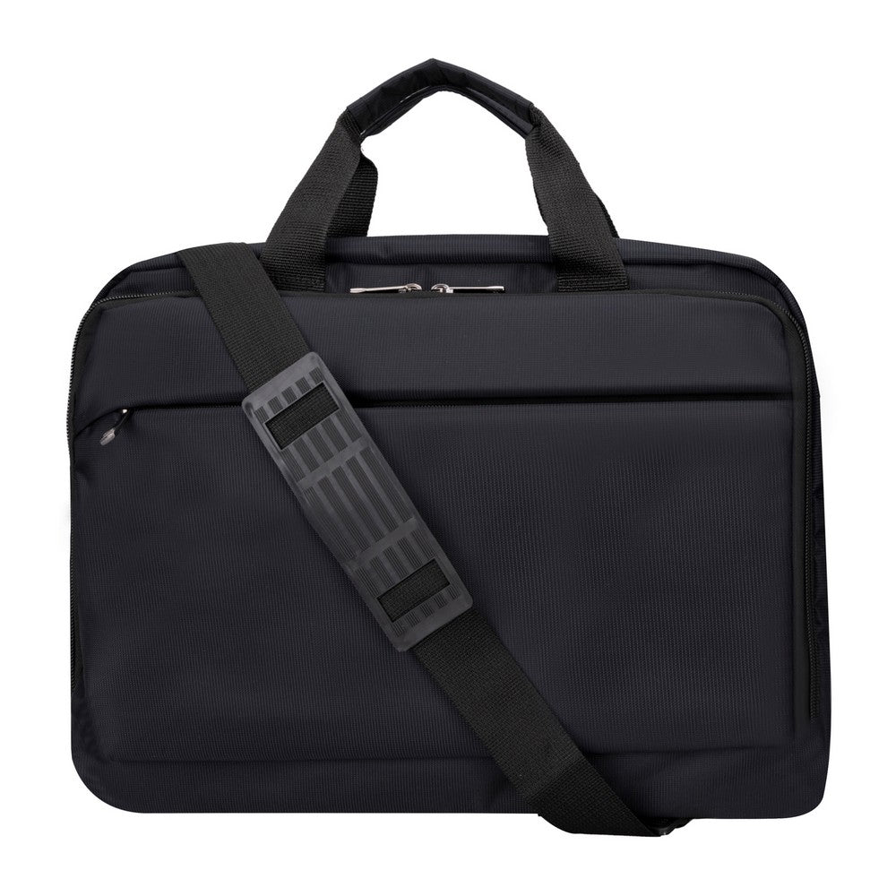 Stylish laptop case with reinforced handles and detachable shoulder strap