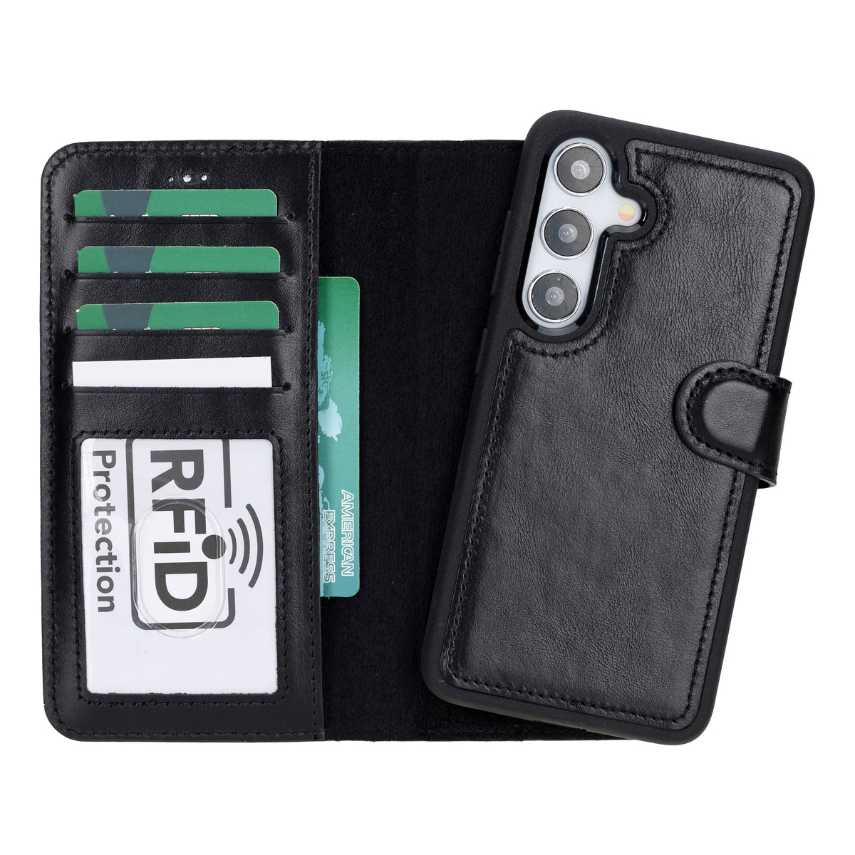 Cannes Samsung Galaxy S24 (6.2") Leder-Wallet-Hülle