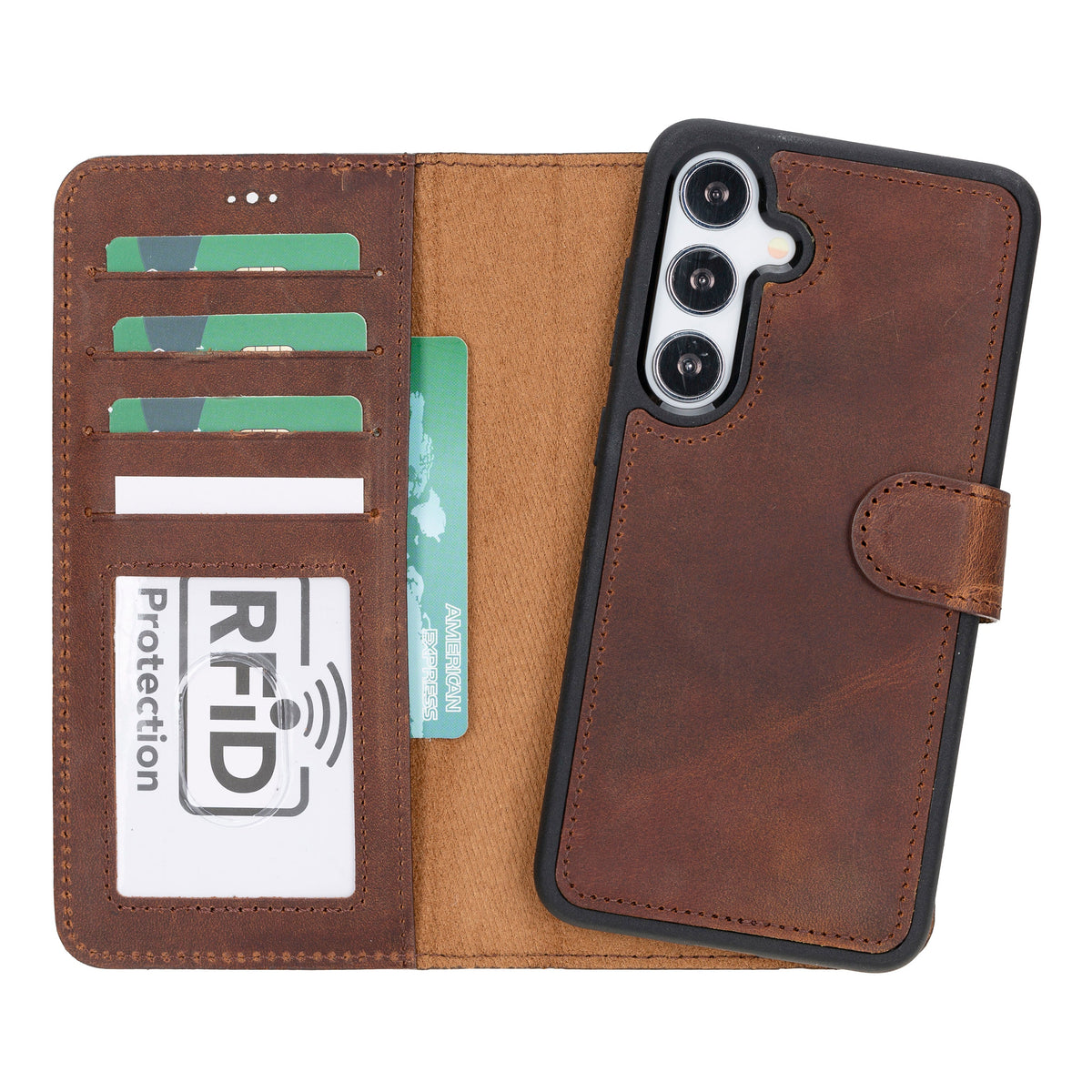 Cannes Leder-Handyhülle für Samsung Galaxy S24 Ultra (6.8") 