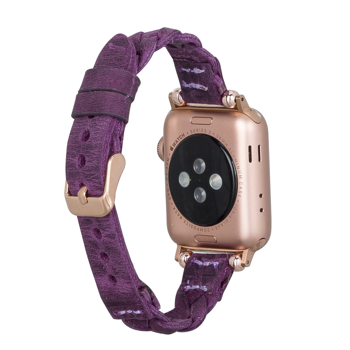 Monaco geflochtenes Lederarmband für Apple Watch