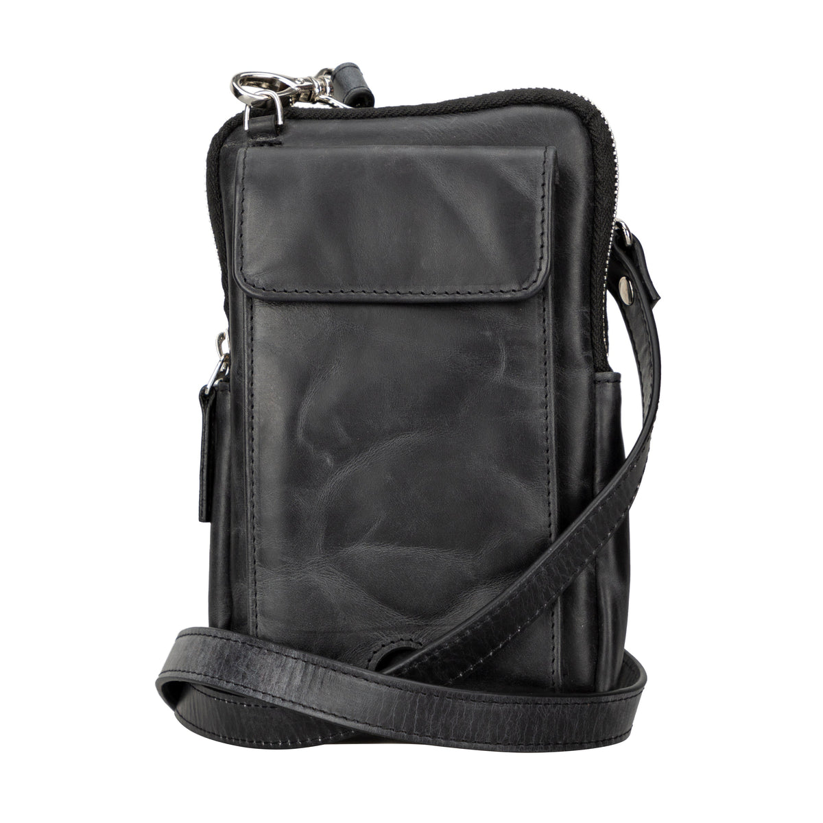 Nino Leather Crossbody Bag