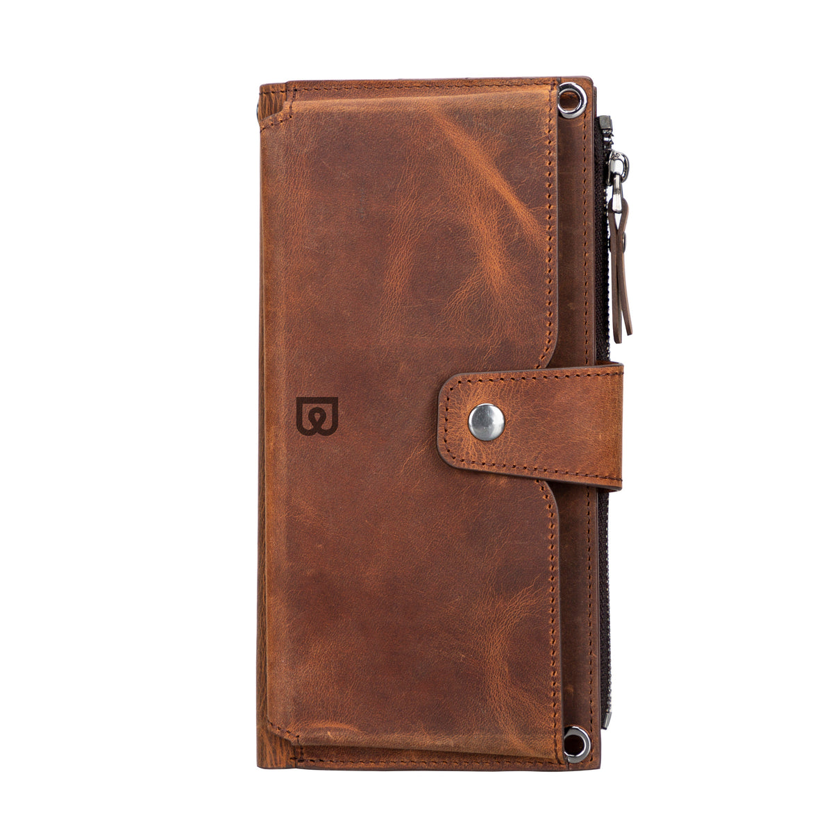 Nexora Genuine Leather Strap Crossbody Wallet for Women