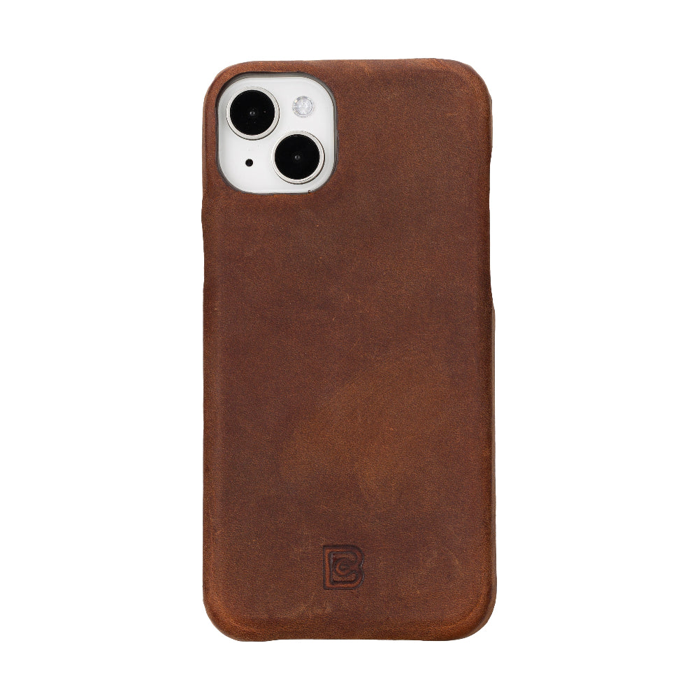 Vision F360 genuine leather case for iPhone 16 with MagSafe support and raised edges