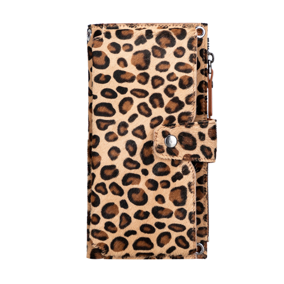 Nexora Genuine Leather Strap Crossbody Wallet for Women