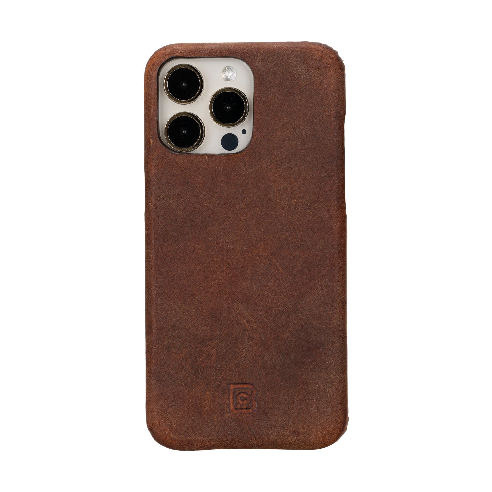 F360 genuine leather case for iPhone 16 Pro Max with MagSafe and raised edge protection