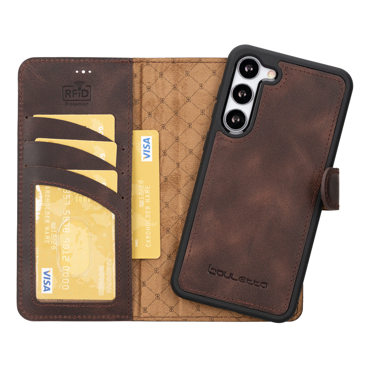Monaco Samsung Galaxy S25 (6.2") Leather Wallet Case