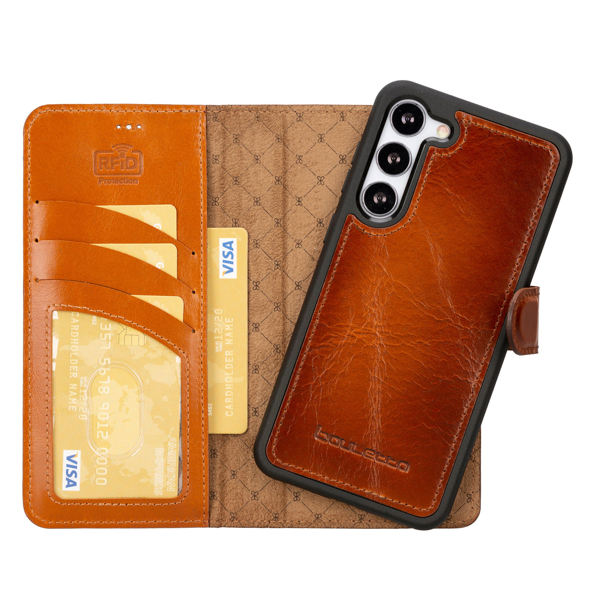 Monaco Samsung Galaxy S25 Plus (6.7") Leather Wallet Case