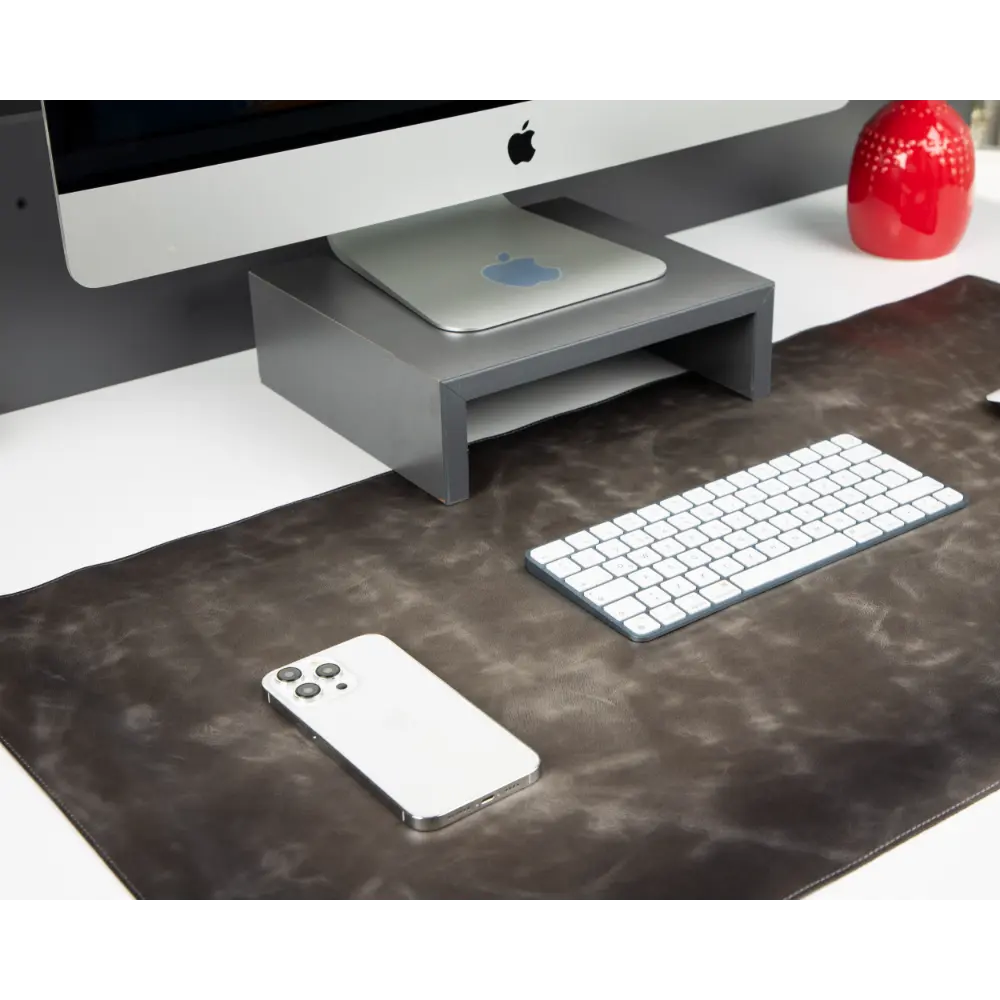 Tapis de bureau en cuir naturel Neo (37 cm x 80 cm)