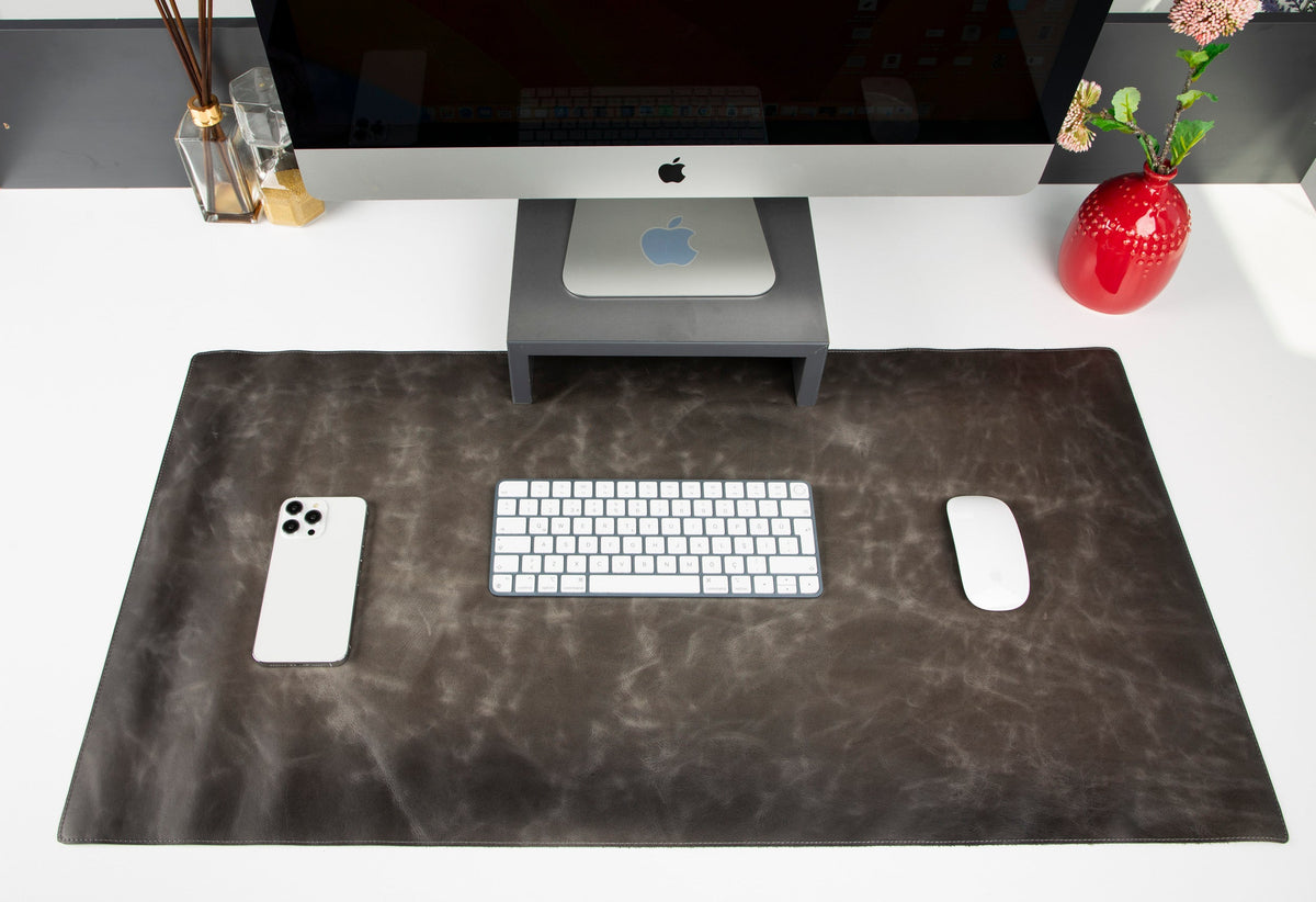 Tapis de bureau en cuir naturel Neo (91 cm x 48 cm)