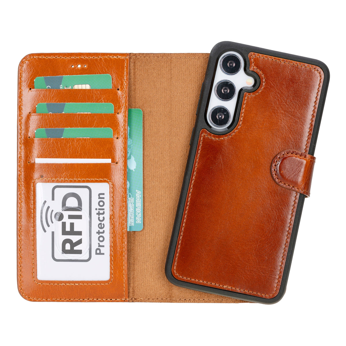 Cannes Leder-Handyhülle für Samsung Galaxy S24 Ultra (6.8") 