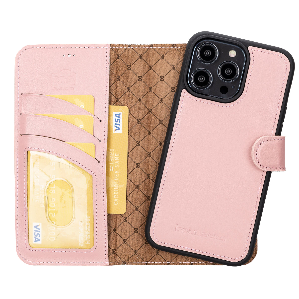 Monaco iPhone 14 Pro Max (6.7") Leather Wallet Case