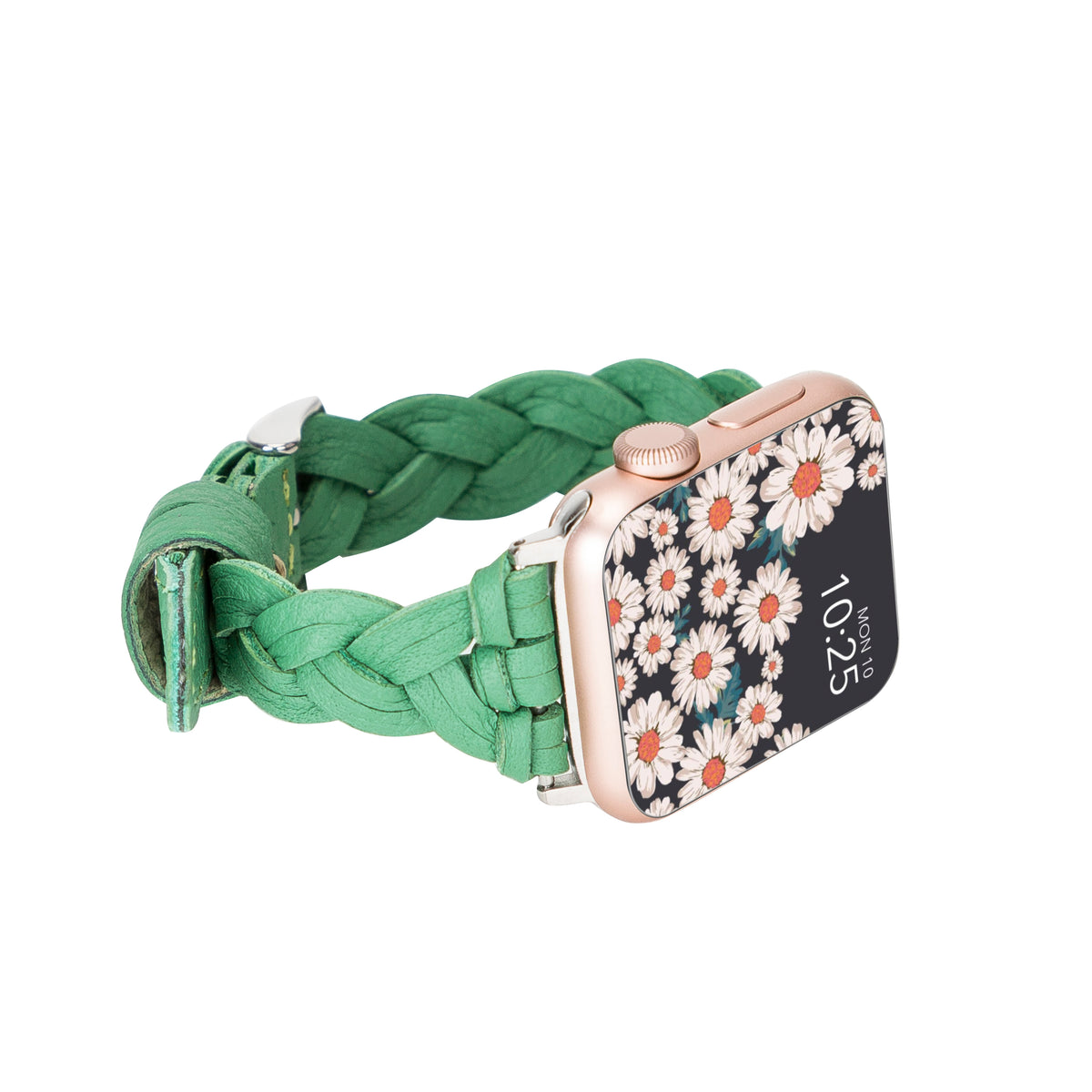 Schönes geflochtenes Lederarmband für die Apple Watch
