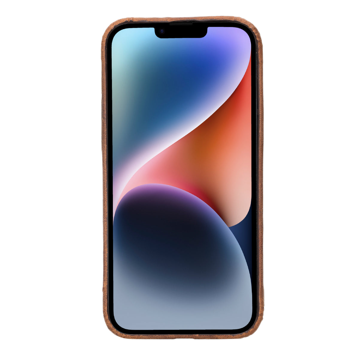 Rock iPhone 14 Plus (6,7") Echtleder-Rückseite 