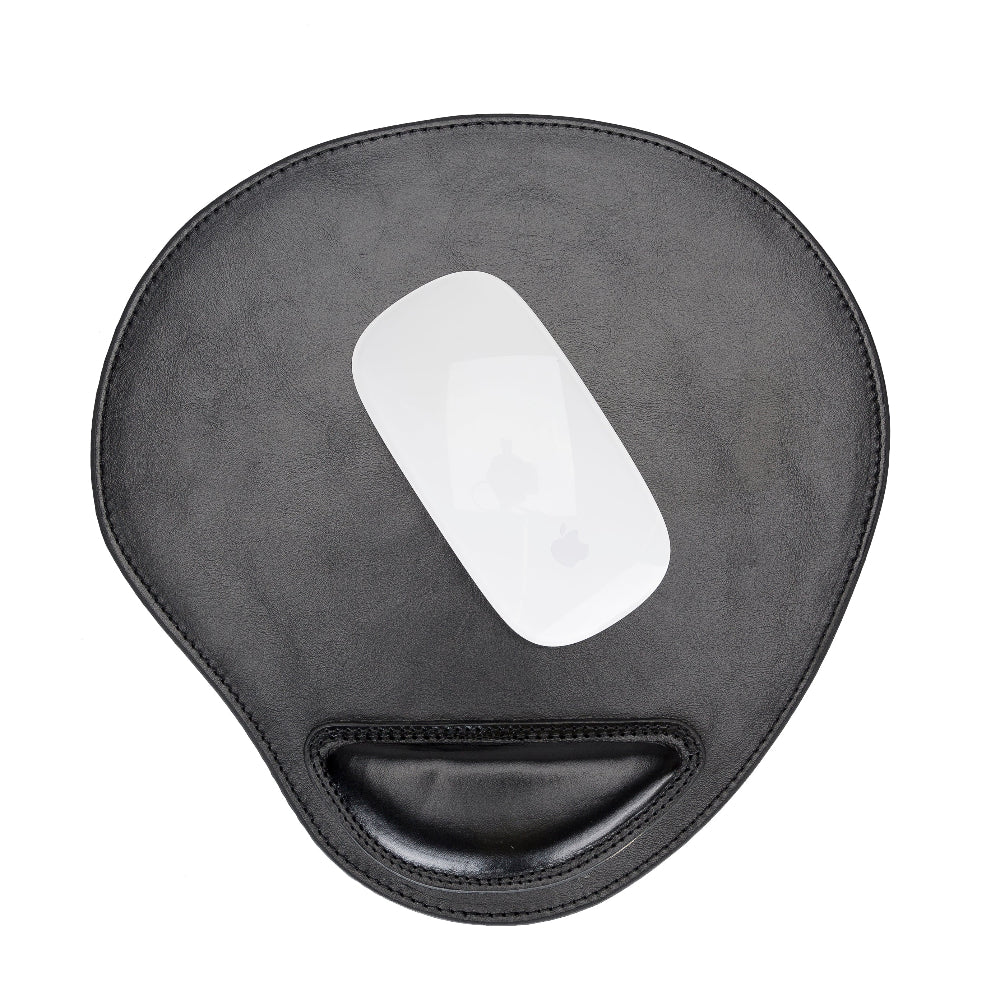 Tapis de souris en cuir rembourré