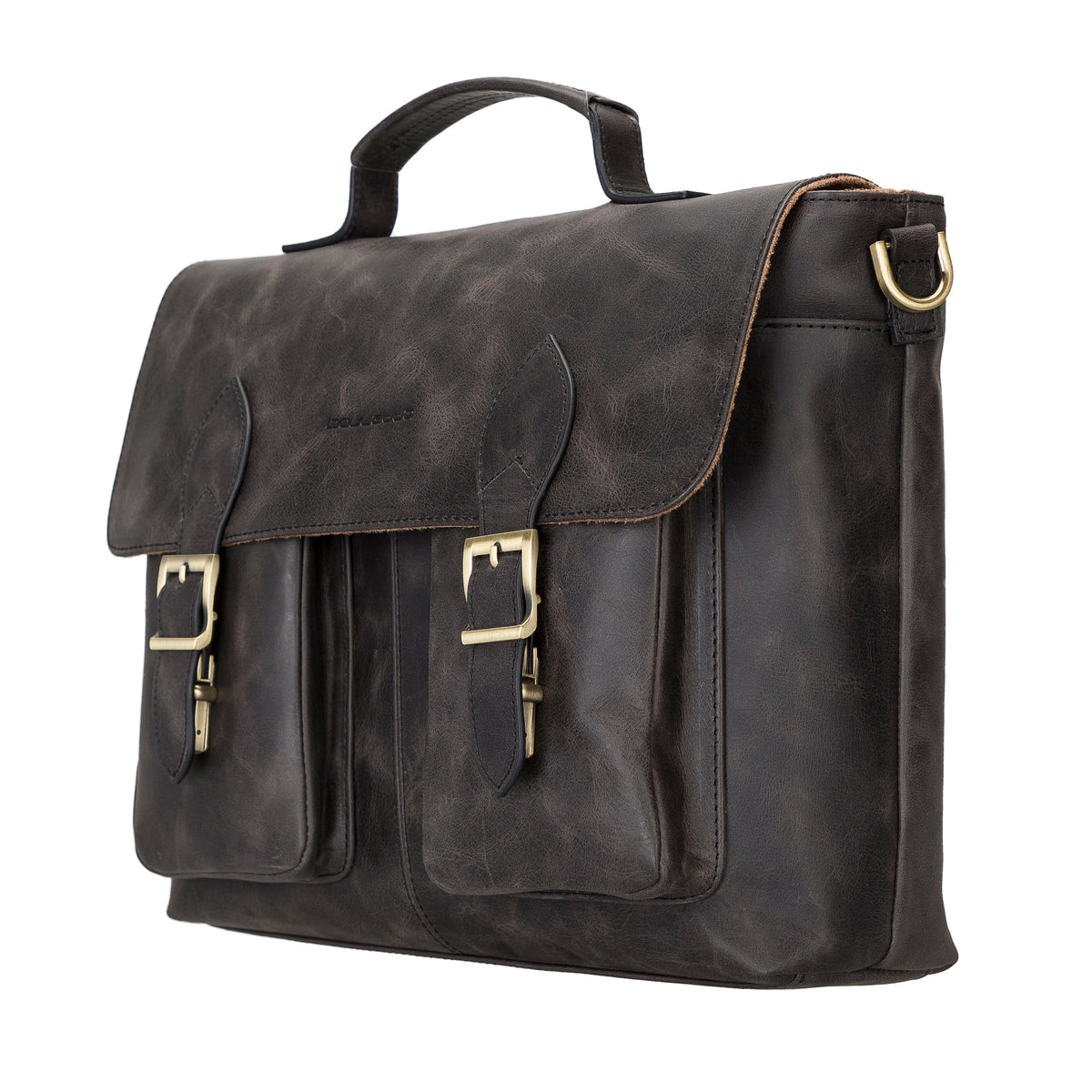 Olympus Leather Business Briefcase for 13", 14", and 17"