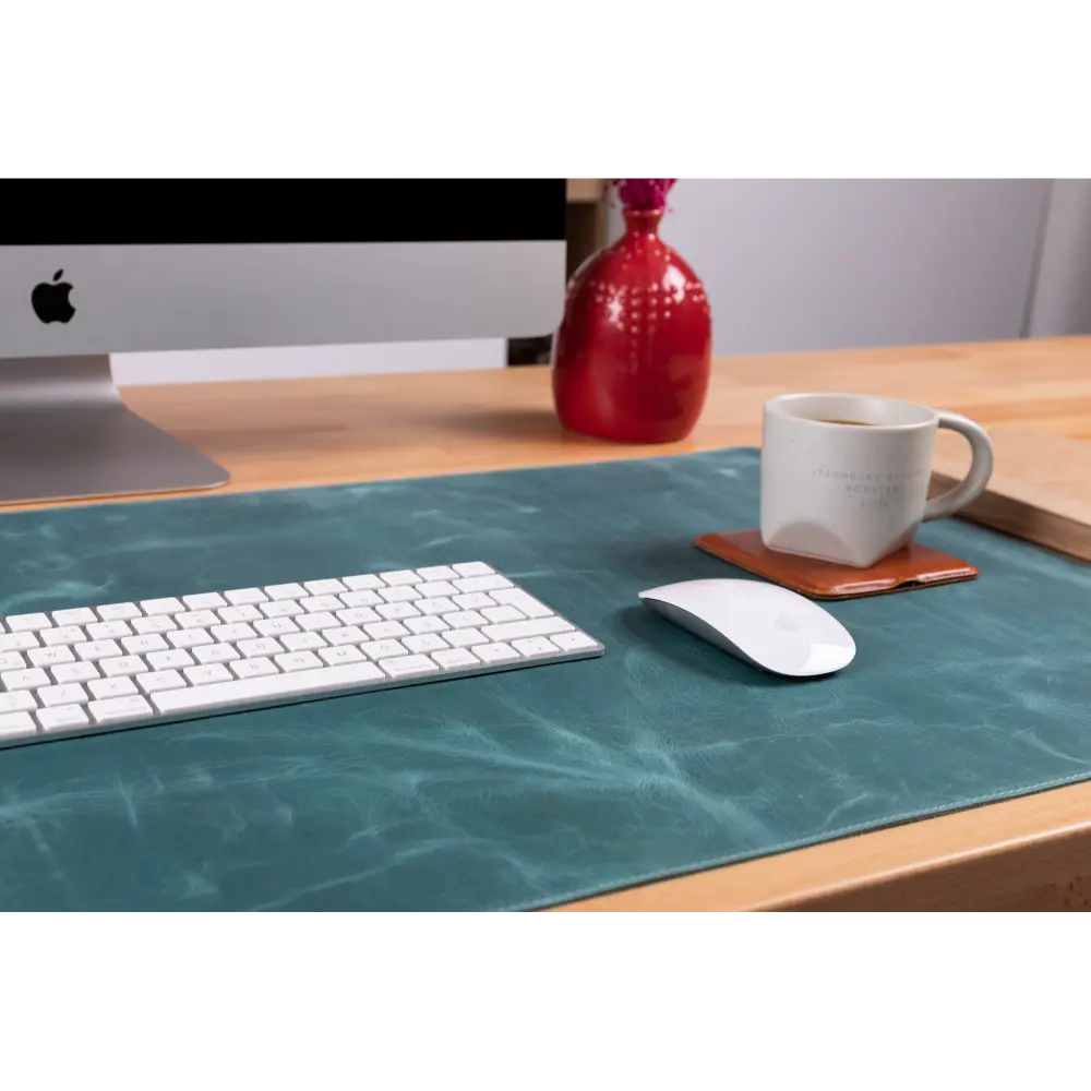 Tapis de bureau en cuir naturel Neo (37 cm x 80 cm)