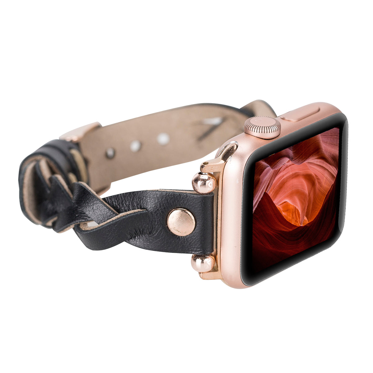 Wanda Geflochtenes Apple iWatch Lederarmband