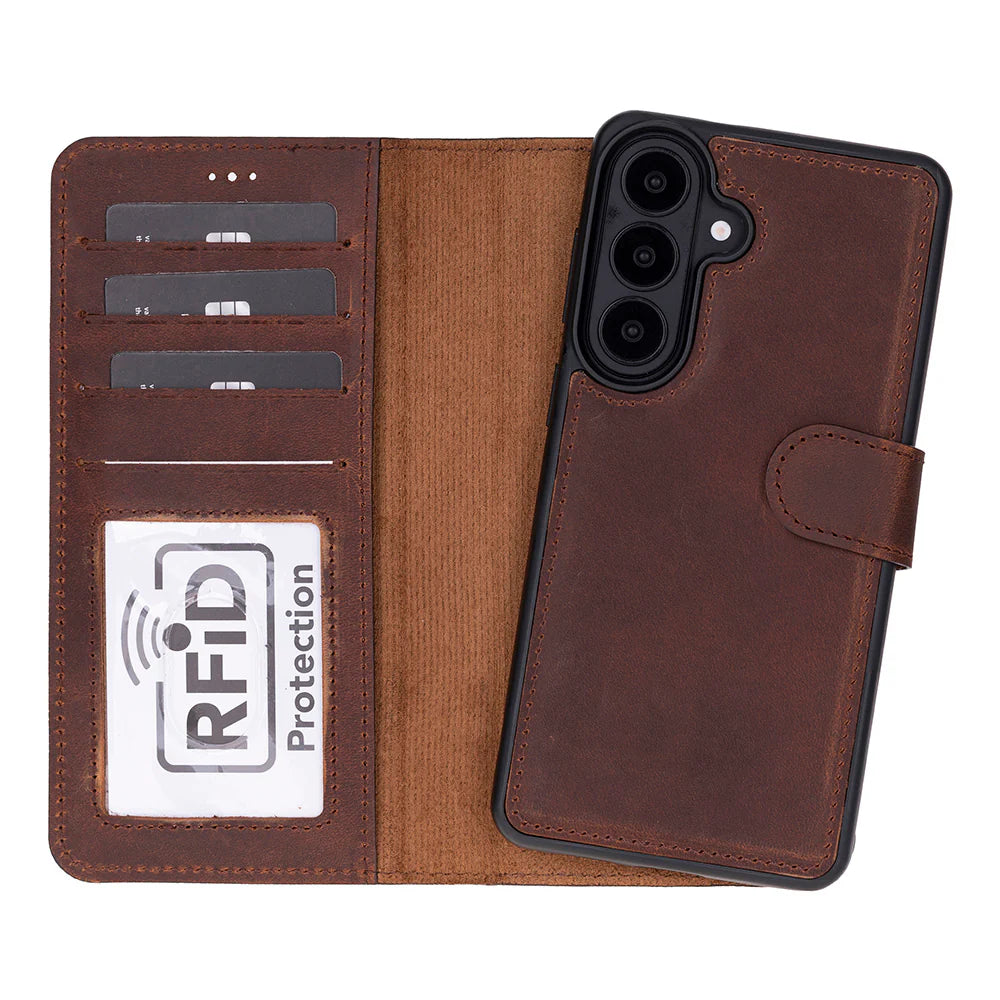 Nice Samsung Galaxy S26 Plus (6.7") Leder-Klapphülle