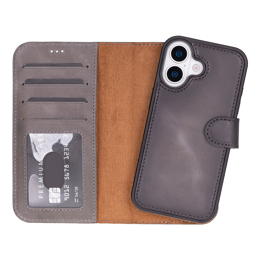 Cannes iPhone 17 (6.3") Leather Wallet Case