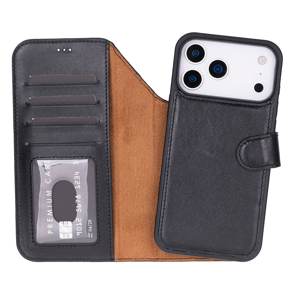 Monaco iPhone 17 Pro (6.3") Leather Wallet Case