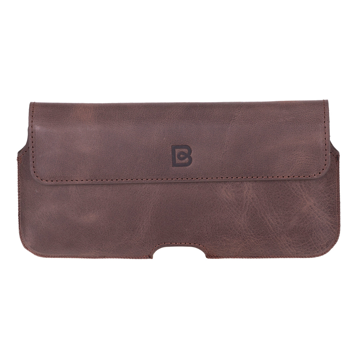 Aslant Belt iPhone 16 Pro (6.3") Leather Case