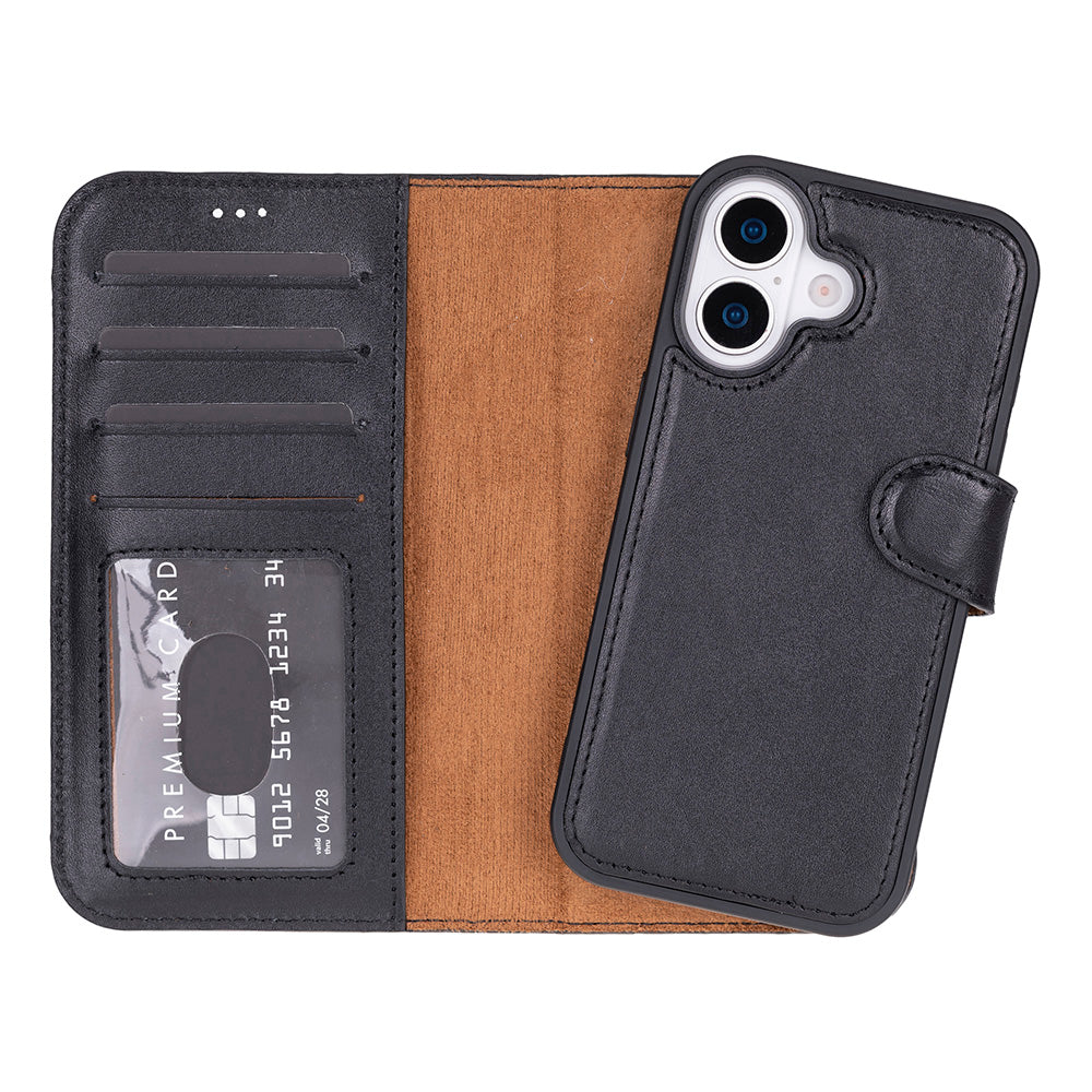 Cannes iPhone 17 (6.3") Leather Wallet Case