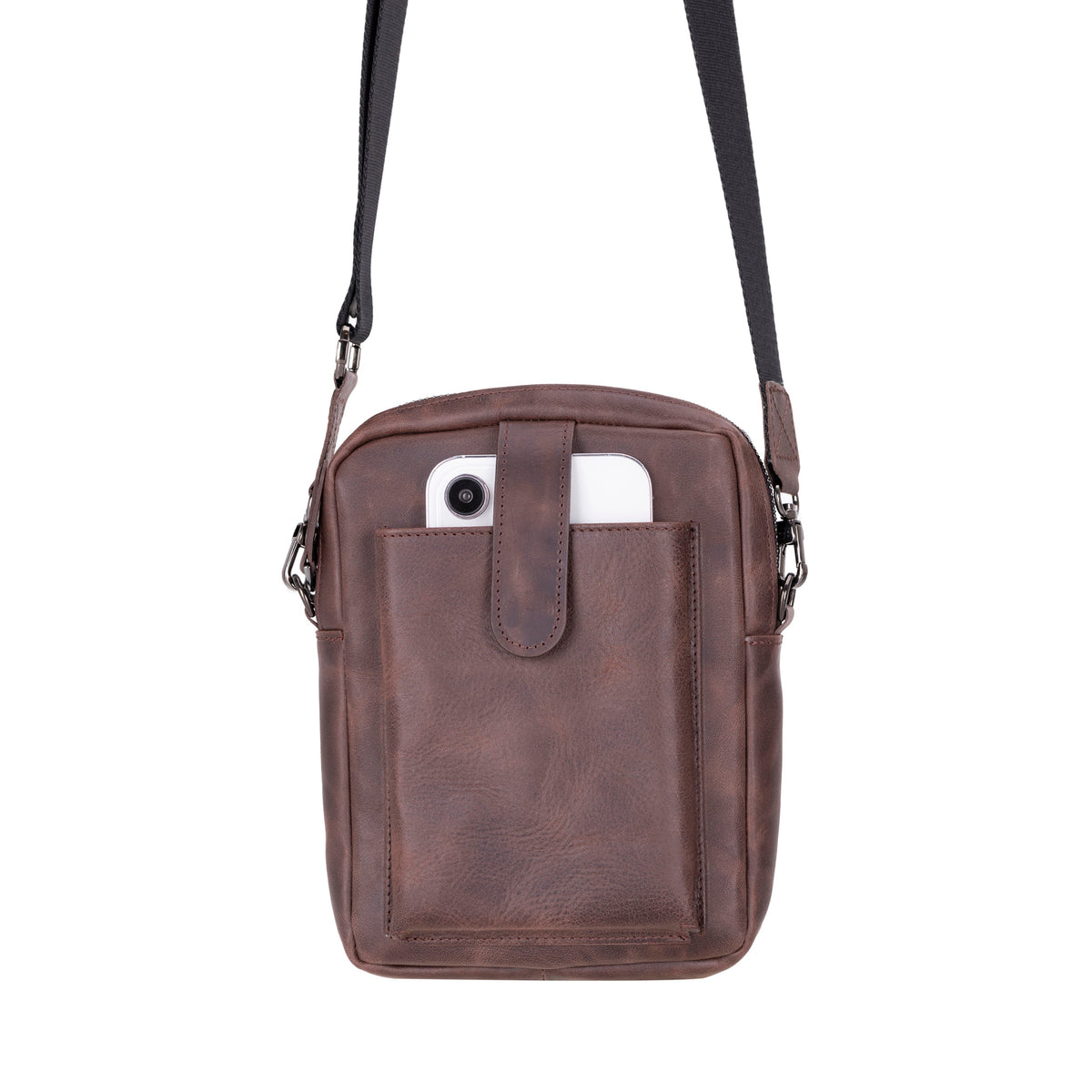 Pisa Leather Crossbody Bag for Women and Men