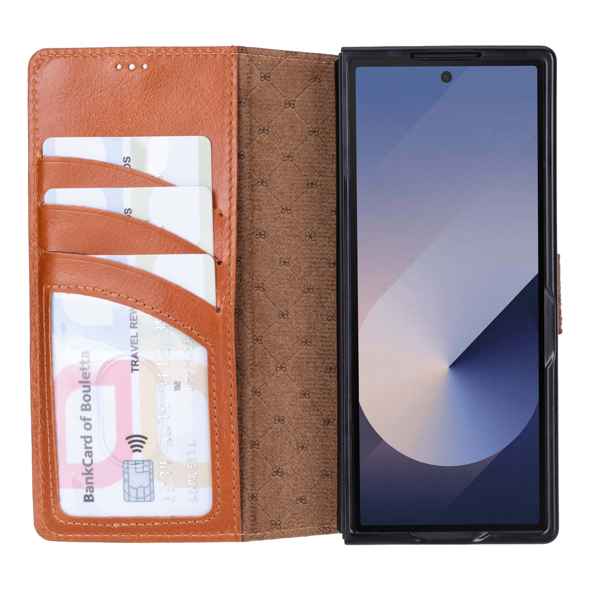 Louve Samsung Galaxy Z Fold 6 Leder-Wallet-Hülle