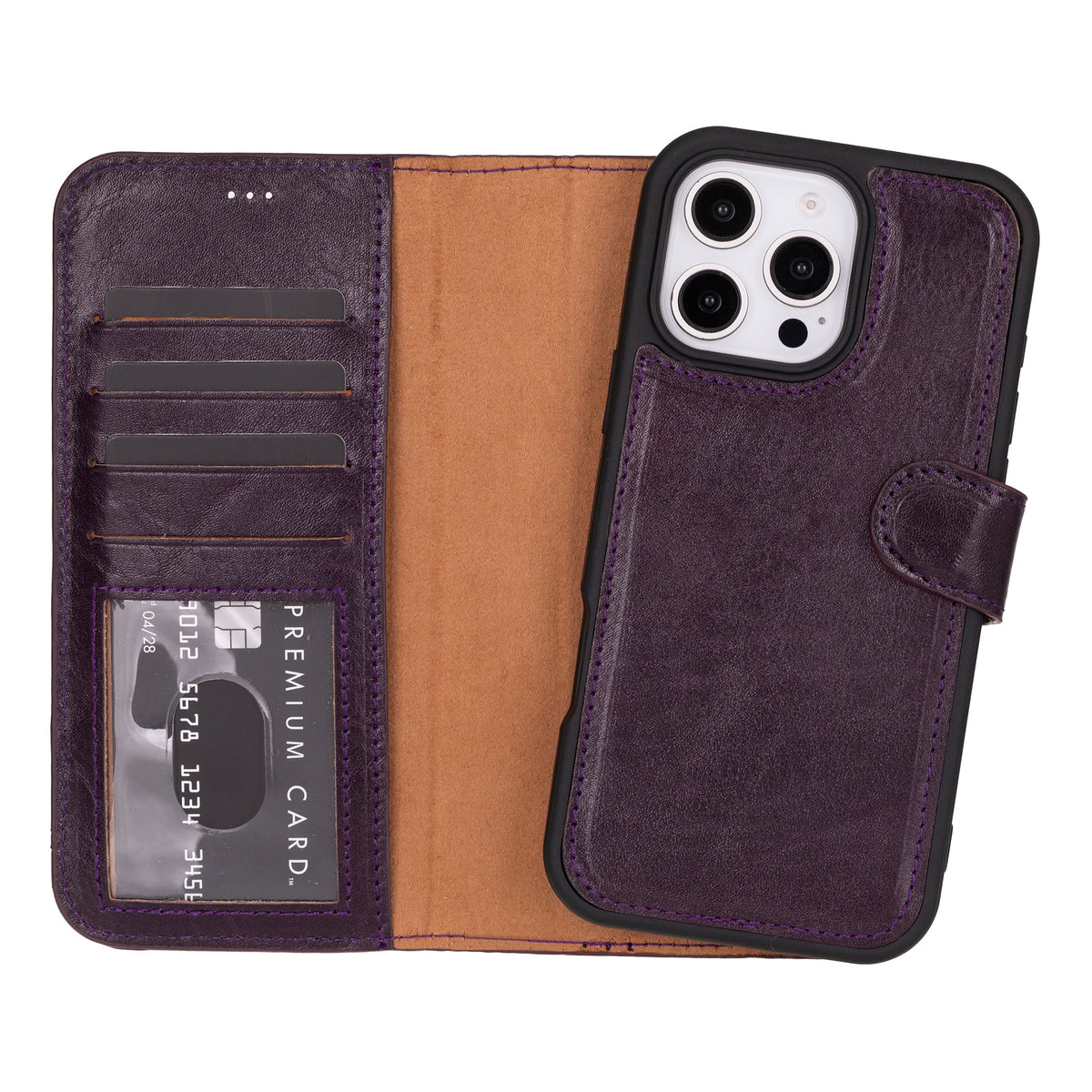 Nebula iPhone 16 Pro (6.3") Leather Wallet Case