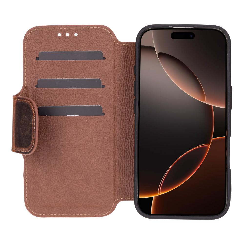 Infinix iPhone 16 Pro Max (6.9") Leder-Folio-Hülle