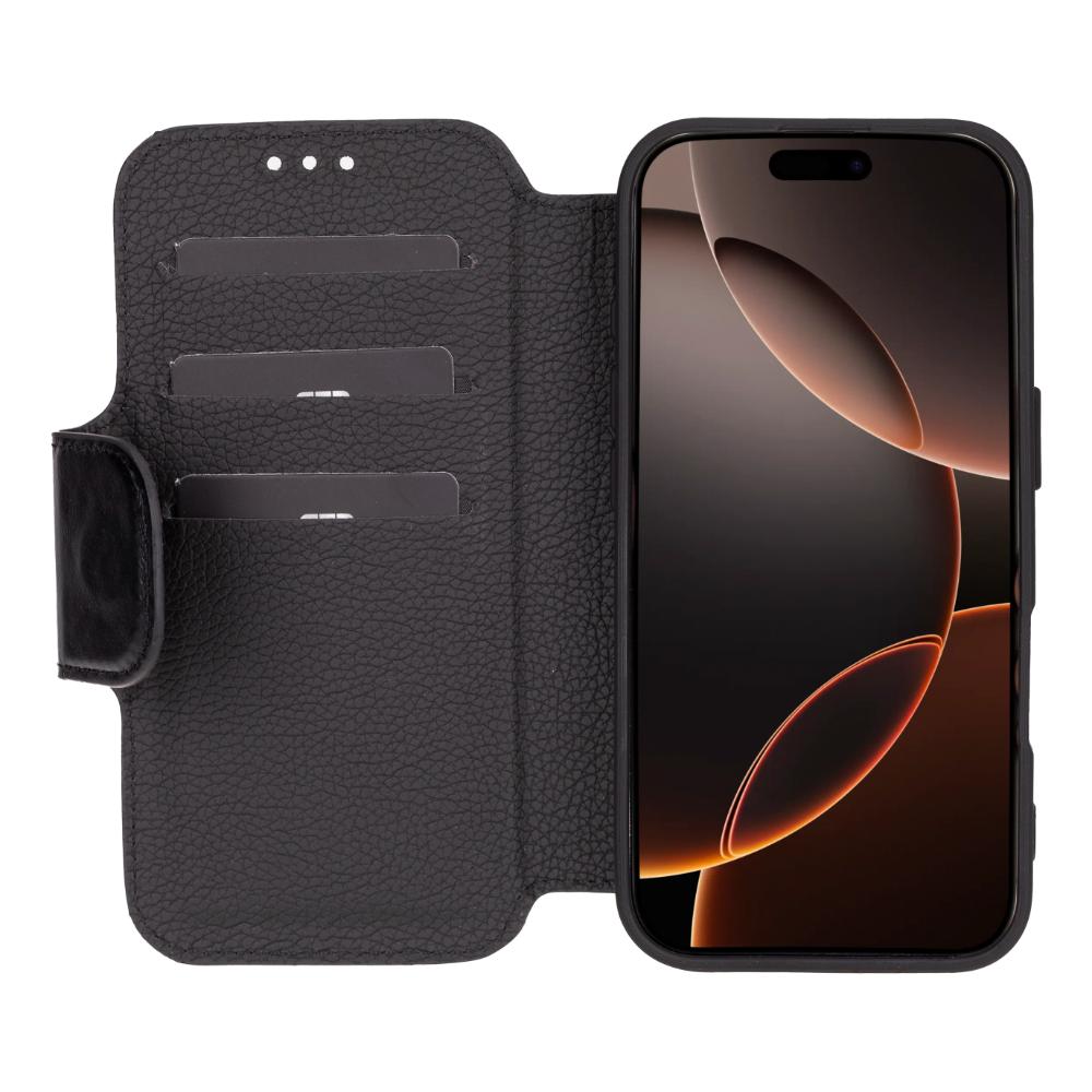Infinix iPhone 16 Pro (6.3") Leather Folio Case