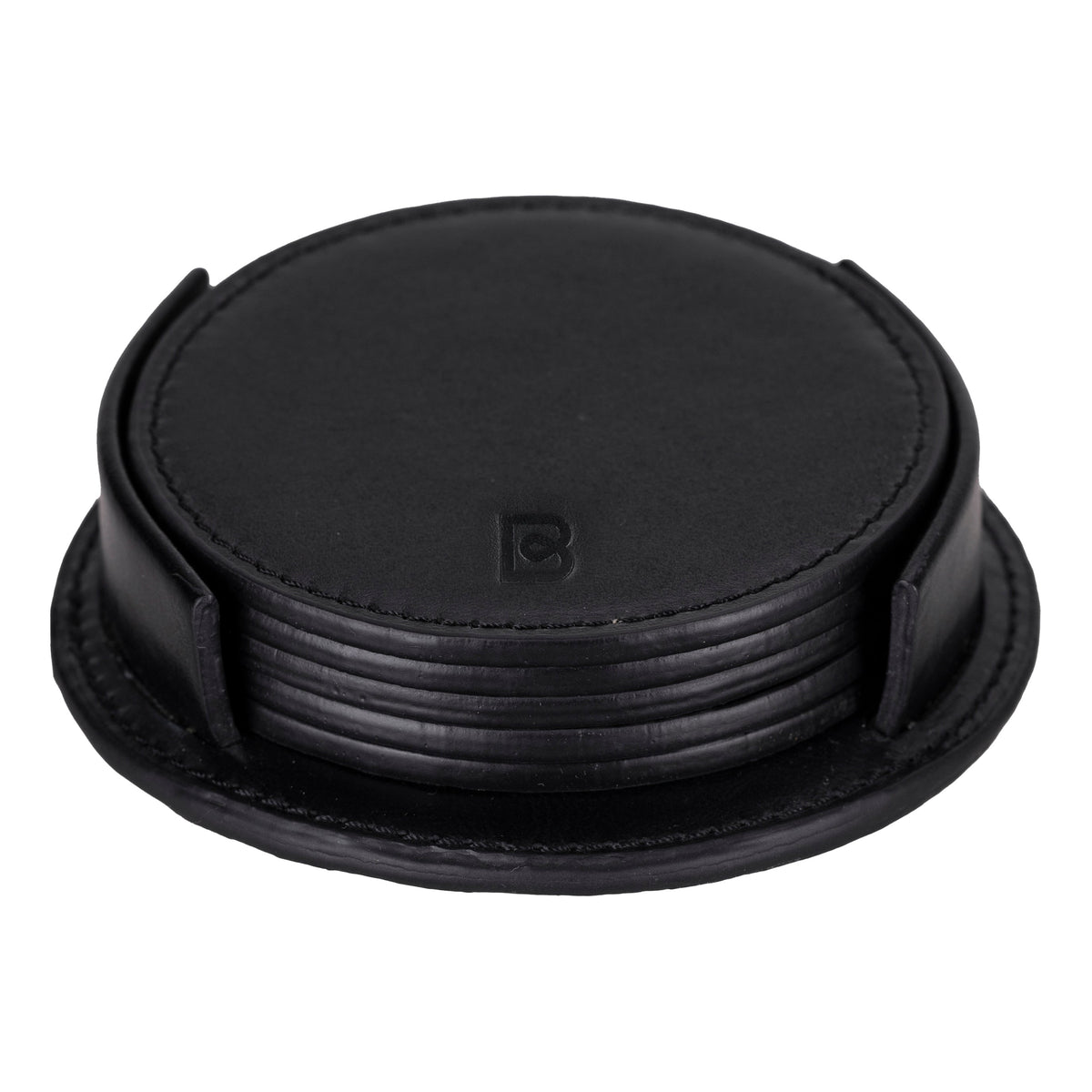 Lavion Leather Cup Coaster Set