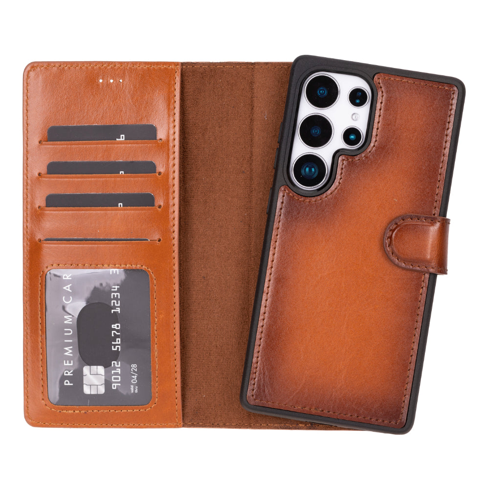 Cannes Samsung Galaxy S25 Ultra (6.9") Leather Wallet Case