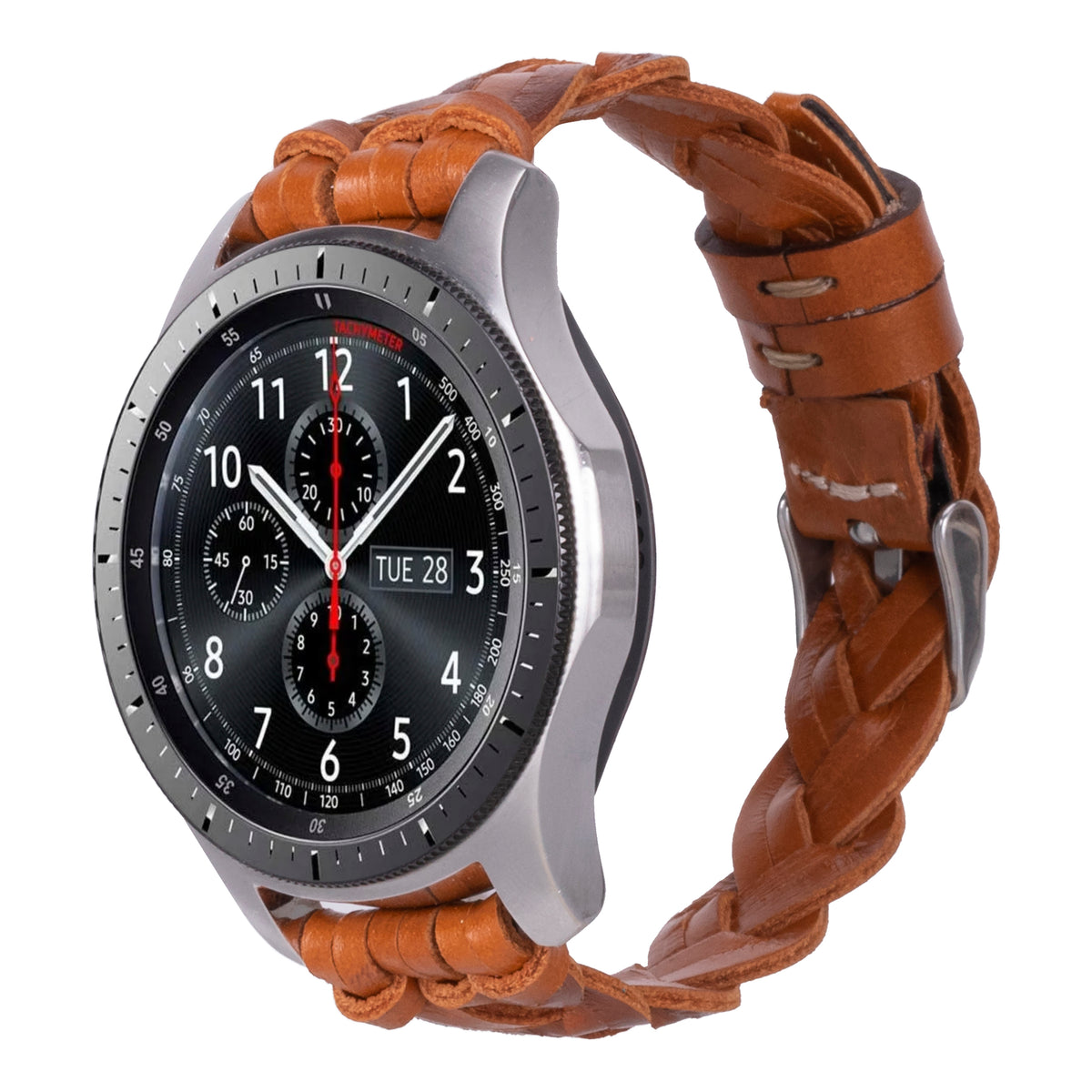 Braided Samsung Galaxy Leather Watch Band