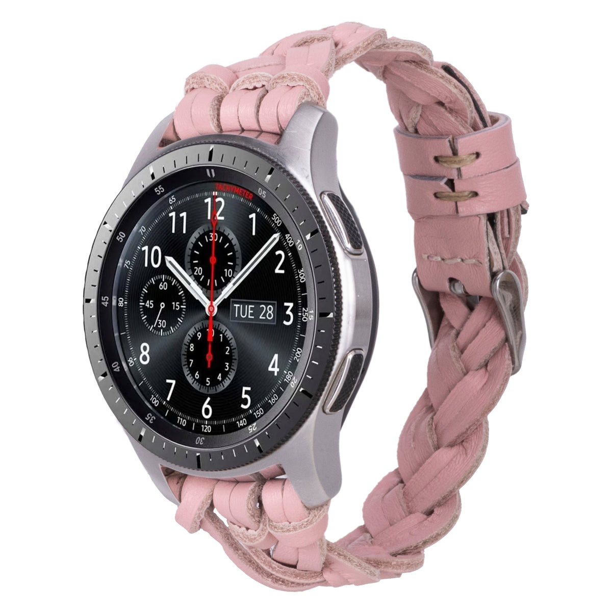 Braided Samsung Galaxy Leather Watch Band