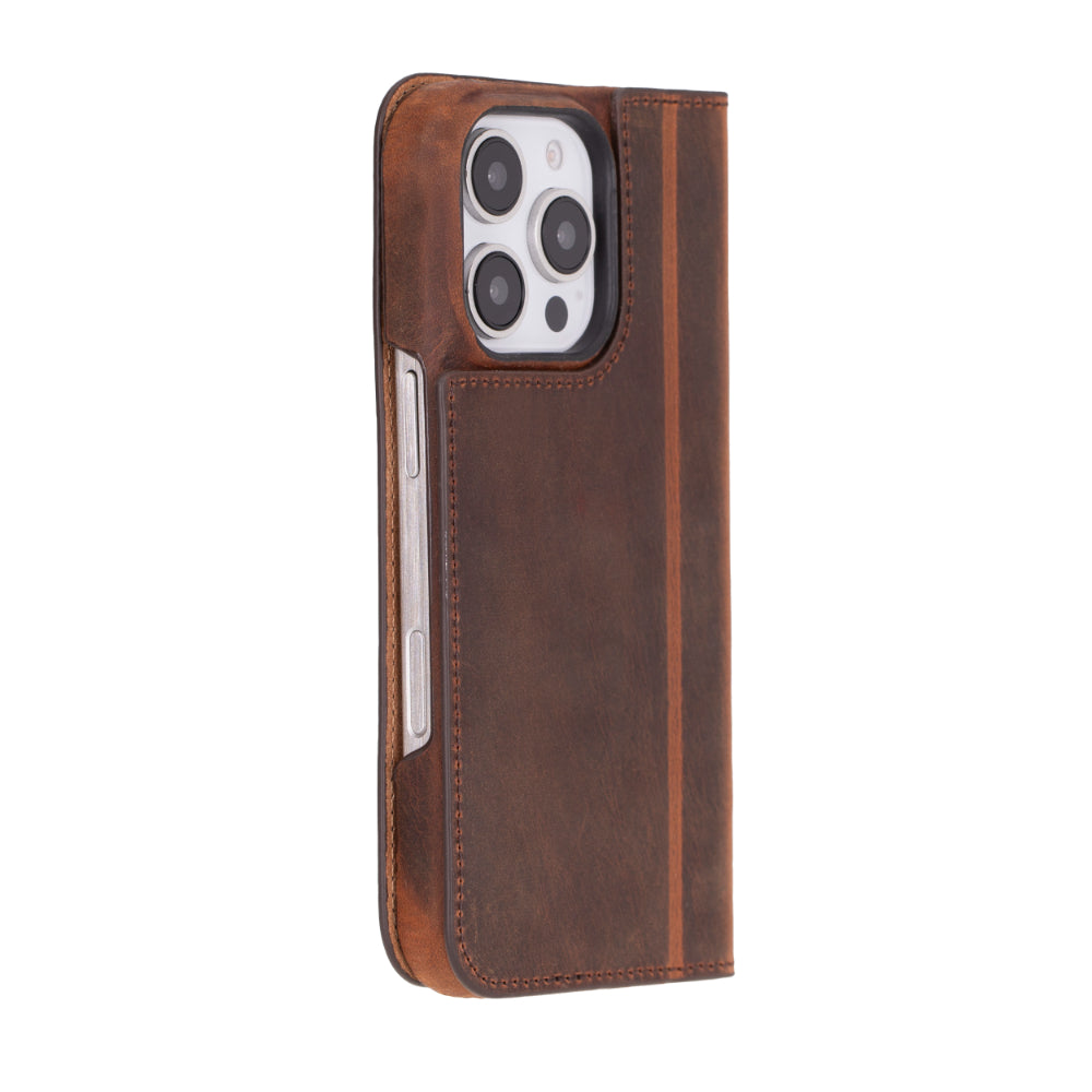 Sonat iPhone 16 Pro (6.3") Leather Folio Wallet Case
