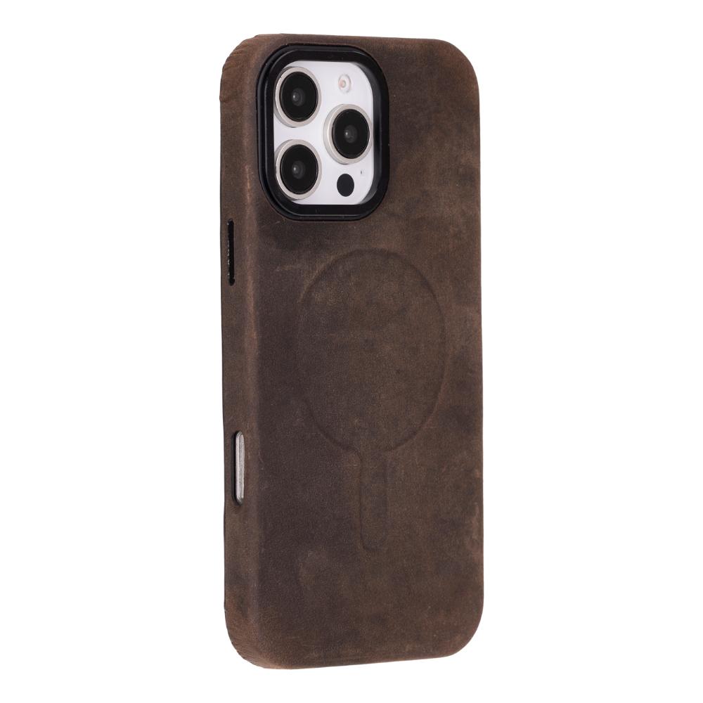 Vento iPhone 16 Pro Max Genuine Leather Snap on Case