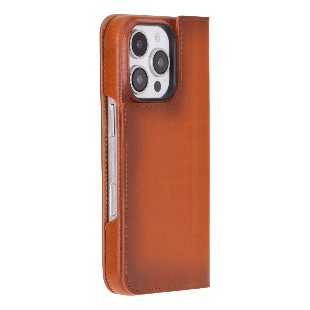 Sonat iPhone 16 Pro (6.3") Leather Folio Wallet Case