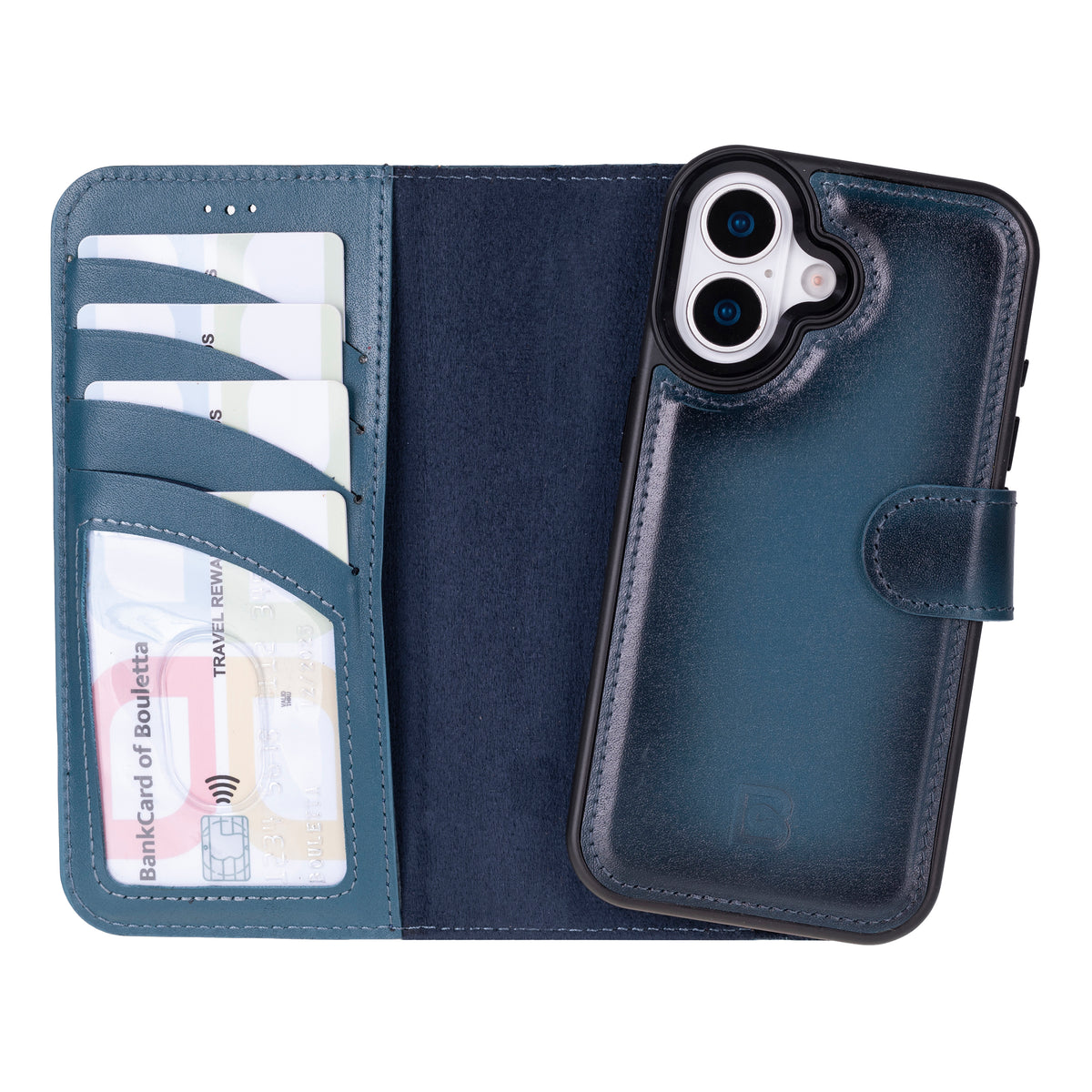 Monaco iPhone 17 (6.3") Leather Wallet Case