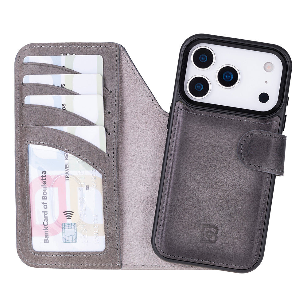 Cannes iPhone 17 &18 Pro (6.3") Leather Wallet Case