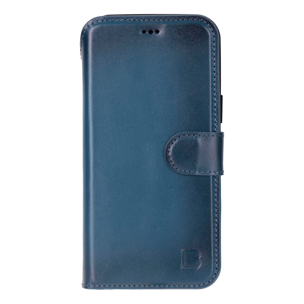 Blue phone 17 pro max  phone case with a brand logo on a white background