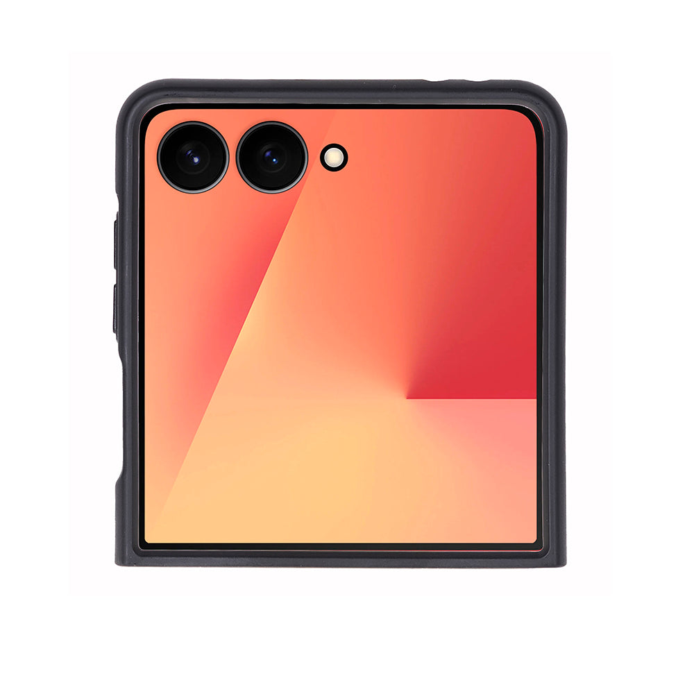 Phone case with a gradient design on a white background