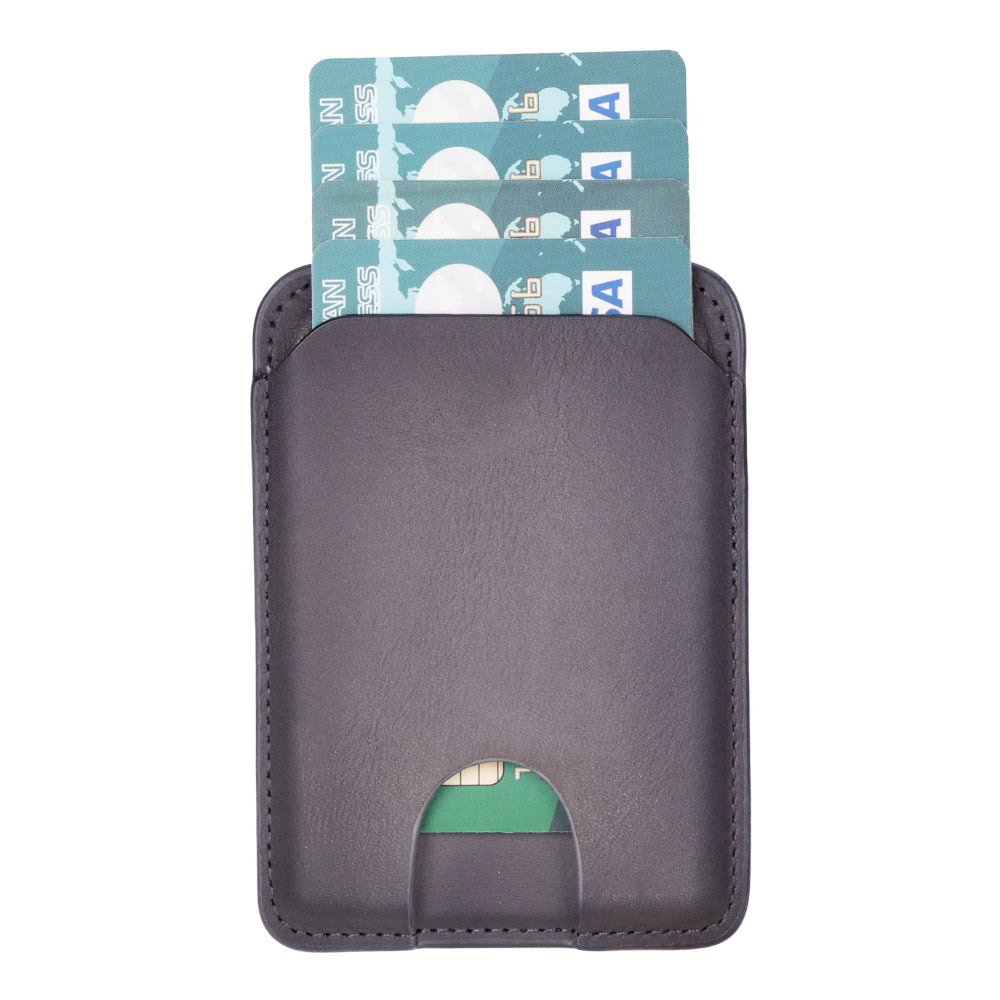 Porte-Cartes Magnétique MagFit en Cuir